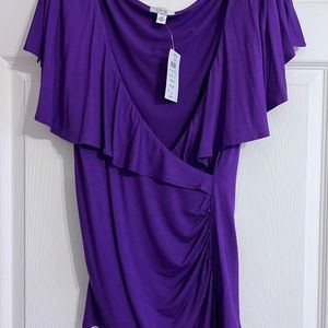 Cache purple top new with tag